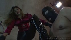 0504_FEMDOMBEAUTIES - MEAN GODDESSES - PRINCESS MAYWA LEON - TRAMPLED BALLS 00002