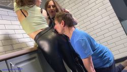 1403_Beautiful Girls- Lick our asses-you will receive large portions of our saliva in your face and mouth! 00000