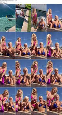 ScarlettKissesxo & Summer Brookes Pool JOI.ScrinList