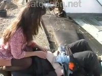 567567Lady Sina - Outdoor Scat To Slave Mouth 00004