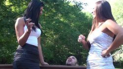 Christina And Lexi - Use The Deck Human Ash Tray 00000